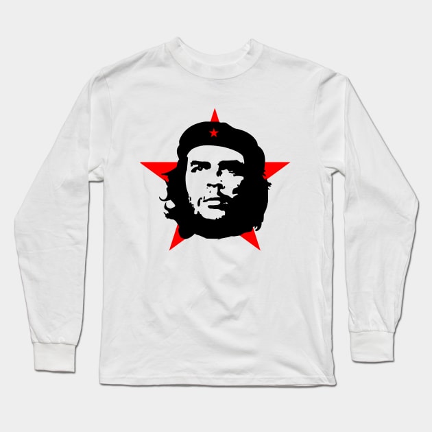 Che Guevara Rebel Cuban Guerrilla Revolution T-Shirt Long Sleeve T-Shirt by HiDearPrint